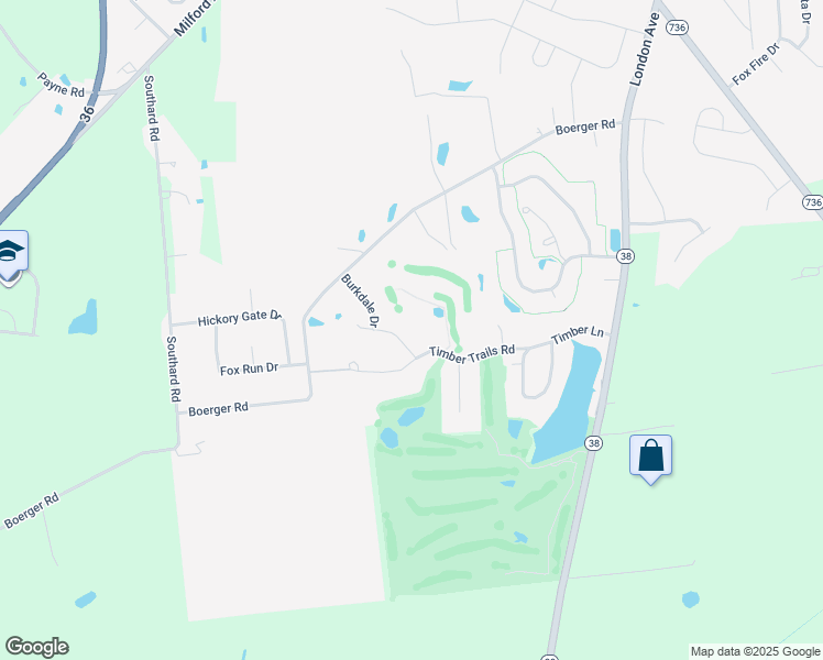 map of restaurants, bars, coffee shops, grocery stores, and more near 1204 Saint Andrews Drive in Marysville