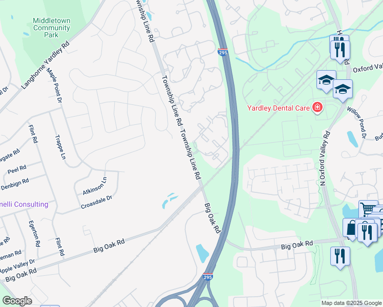 map of restaurants, bars, coffee shops, grocery stores, and more near 11306 Cornerstone Drive in Morrisville