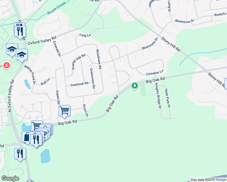 map of restaurants, bars, coffee shops, grocery stores, and more near 1378 Beechdrop Court in Morrisville