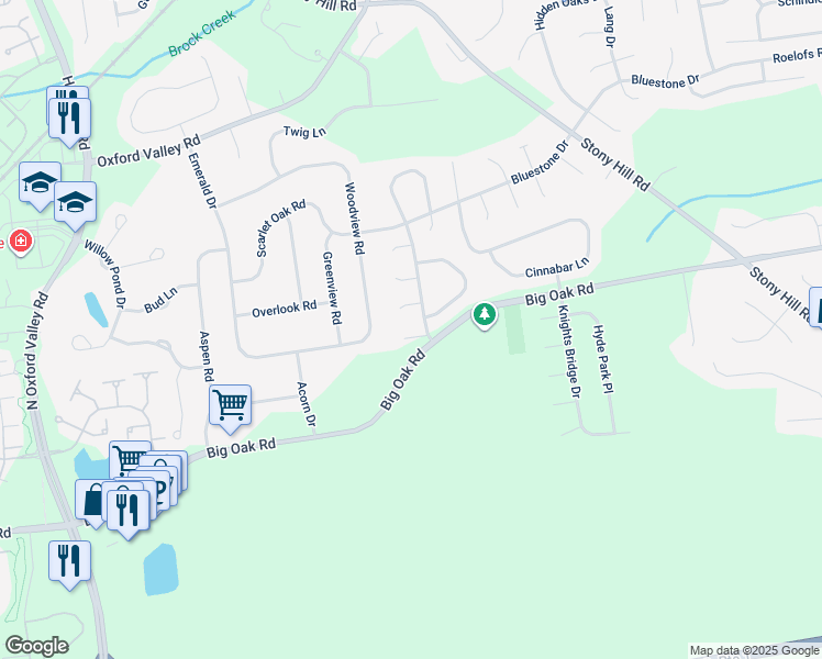 map of restaurants, bars, coffee shops, grocery stores, and more near 1378 Beechdrop Court in Morrisville