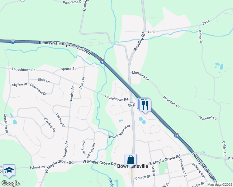 map of restaurants, bars, coffee shops, grocery stores, and more near 114 Cedarwood Drive in Denver