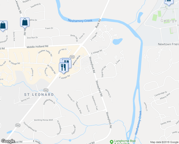 map of restaurants, bars, coffee shops, grocery stores, and more near 4144 Heritage Place in Southampton