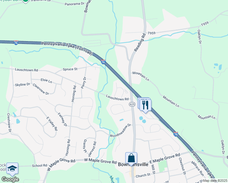 map of restaurants, bars, coffee shops, grocery stores, and more near 114 Cedarwood Drive in Denver