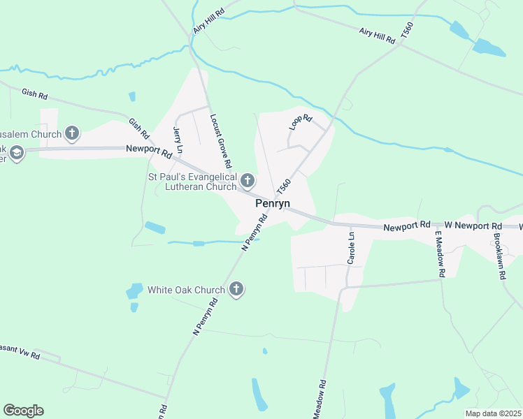 map of restaurants, bars, coffee shops, grocery stores, and more near 1217 Newport Road in Manheim