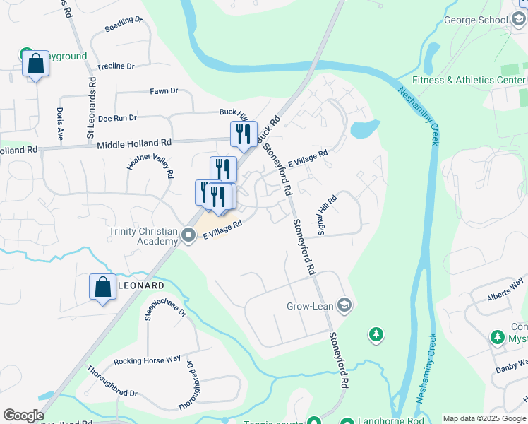 map of restaurants, bars, coffee shops, grocery stores, and more near 3013 Heritage Place in Holland