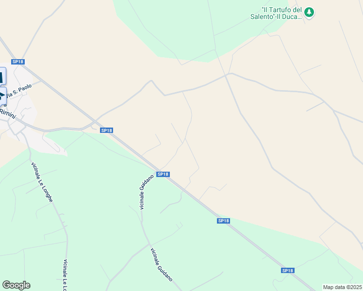 map of restaurants, bars, coffee shops, grocery stores, and more near 260 Strada Comunale Purifiche in Galatina