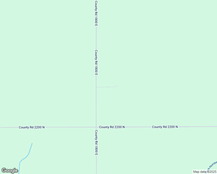 map of restaurants, bars, coffee shops, grocery stores, and more near 2230 County Road 1800 East in Urbana