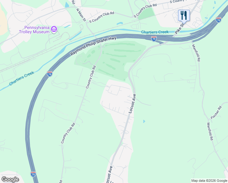 map of restaurants, bars, coffee shops, grocery stores, and more near 1804 Saint Andrews Drive in Washington