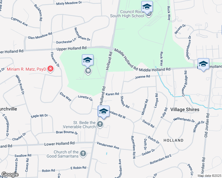 map of restaurants, bars, coffee shops, grocery stores, and more near 164 Marian Avenue in Southampton