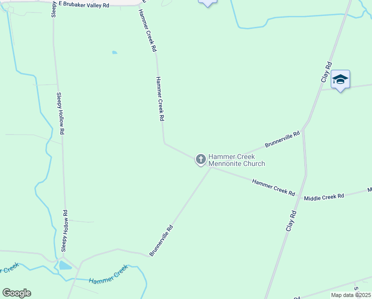 map of restaurants, bars, coffee shops, grocery stores, and more near 581 Hammer Creek Rd in Lititz