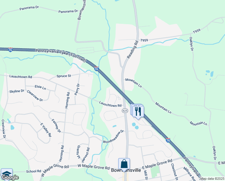 map of restaurants, bars, coffee shops, grocery stores, and more near 141 Cedarwood Drive in Denver