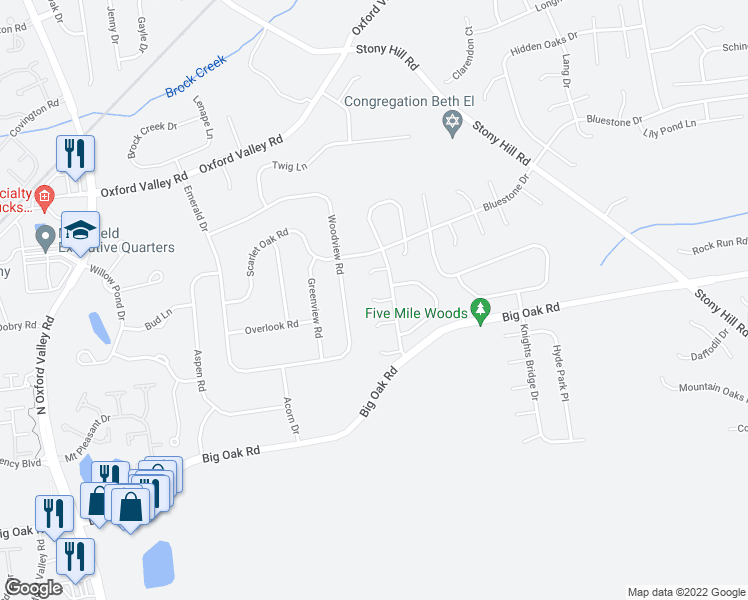map of restaurants, bars, coffee shops, grocery stores, and more near 1378 Pepperbush Court in Morrisville