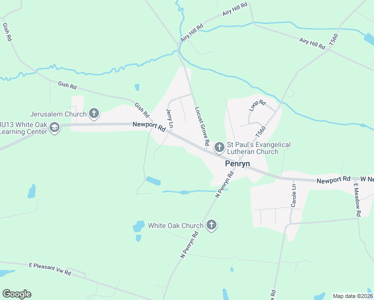 map of restaurants, bars, coffee shops, grocery stores, and more near 1343 Newport Road in Manheim