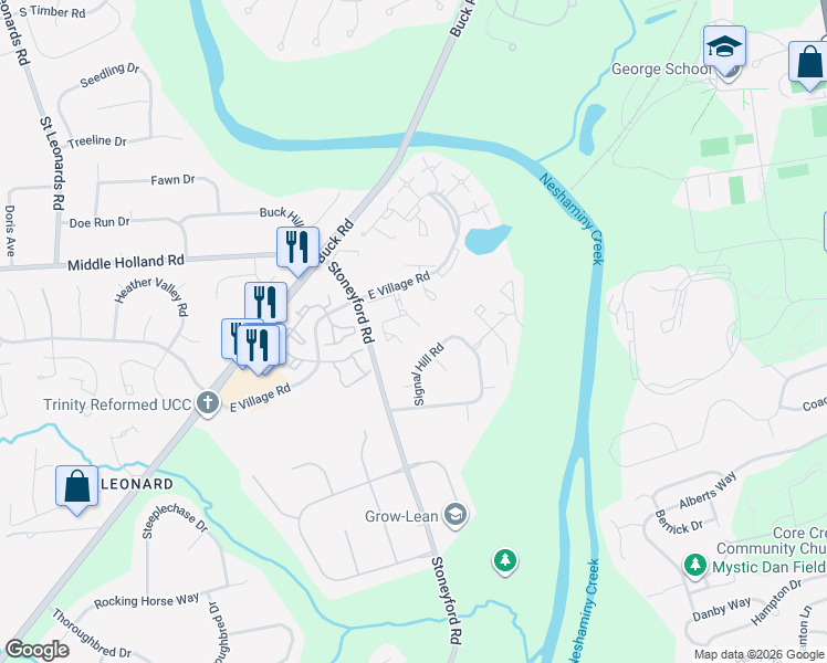 map of restaurants, bars, coffee shops, grocery stores, and more near 3243 Durham Place in Holland