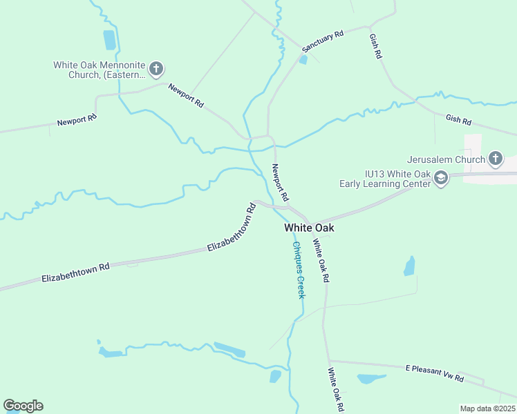 map of restaurants, bars, coffee shops, grocery stores, and more near 3665 Elizabethtown Rd in Manheim