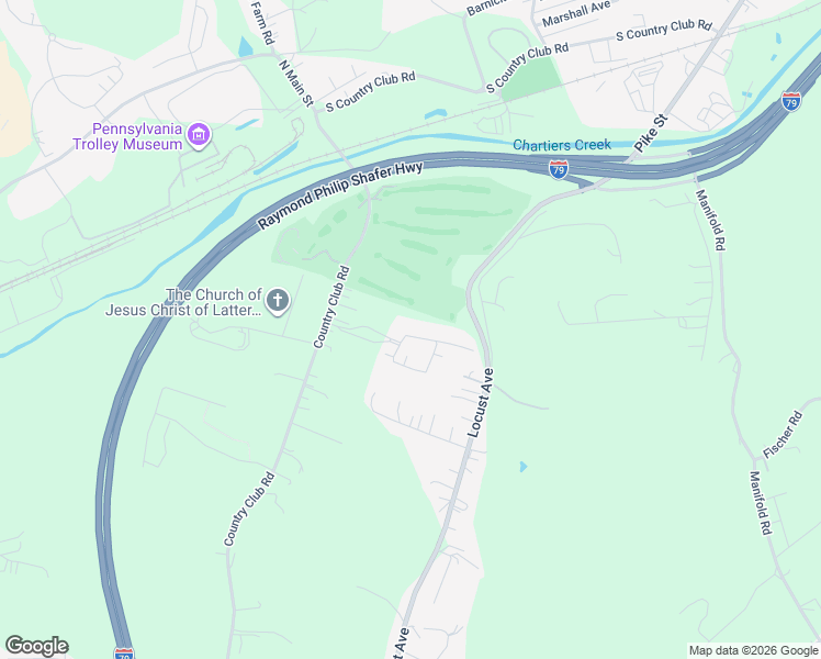 map of restaurants, bars, coffee shops, grocery stores, and more near 1503 Golf Course Drive in Washington