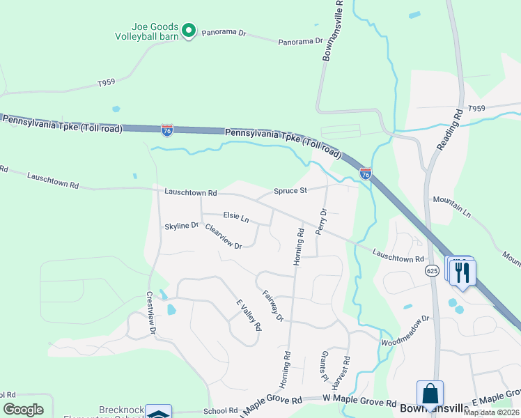 map of restaurants, bars, coffee shops, grocery stores, and more near 1359 Oberholtzer Rd in Denver