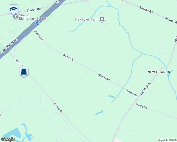 map of restaurants, bars, coffee shops, grocery stores, and more near 1 Jonathan Drive in Robbinsville Township