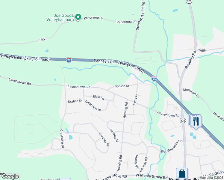 map of restaurants, bars, coffee shops, grocery stores, and more near 1359 Oberholtzer Road in Denver