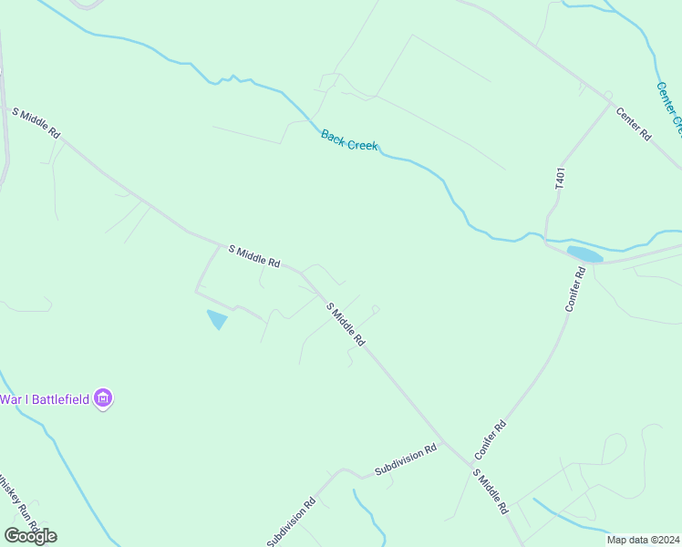 map of restaurants, bars, coffee shops, grocery stores, and more near 1 Middle Acres in Newville