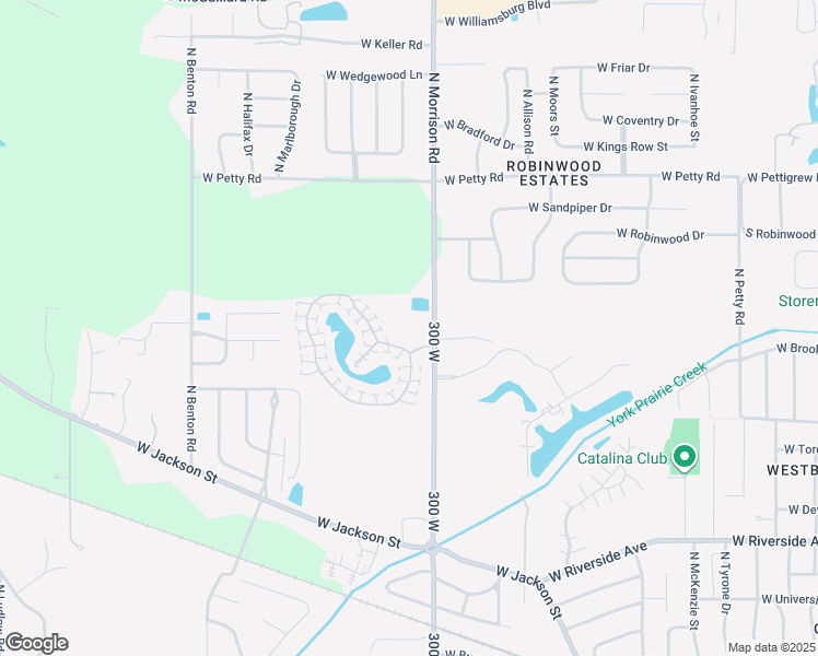 map of restaurants, bars, coffee shops, grocery stores, and more near 1601 North Morrison Road in Muncie