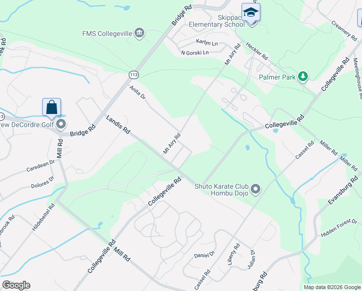map of restaurants, bars, coffee shops, grocery stores, and more near 815 Plainfield Avenue in Collegeville