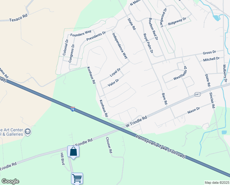 map of restaurants, bars, coffee shops, grocery stores, and more near 423 General Dr in Mechanicsburg