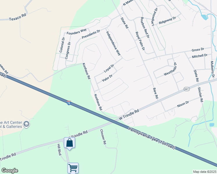 map of restaurants, bars, coffee shops, grocery stores, and more near 423 General Dr in Mechanicsburg