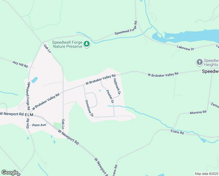 map of restaurants, bars, coffee shops, grocery stores, and more near 5 Pewter Drive in Lititz
