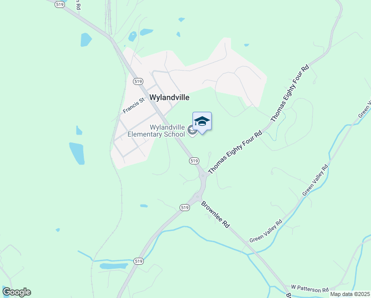 map of restaurants, bars, coffee shops, grocery stores, and more near 1254 Pennsylvania 519 in Eighty Four