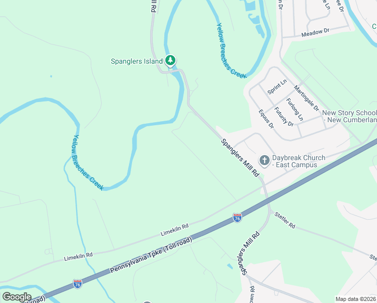 map of restaurants, bars, coffee shops, grocery stores, and more near 101 Spanglers Mill Road in New Cumberland