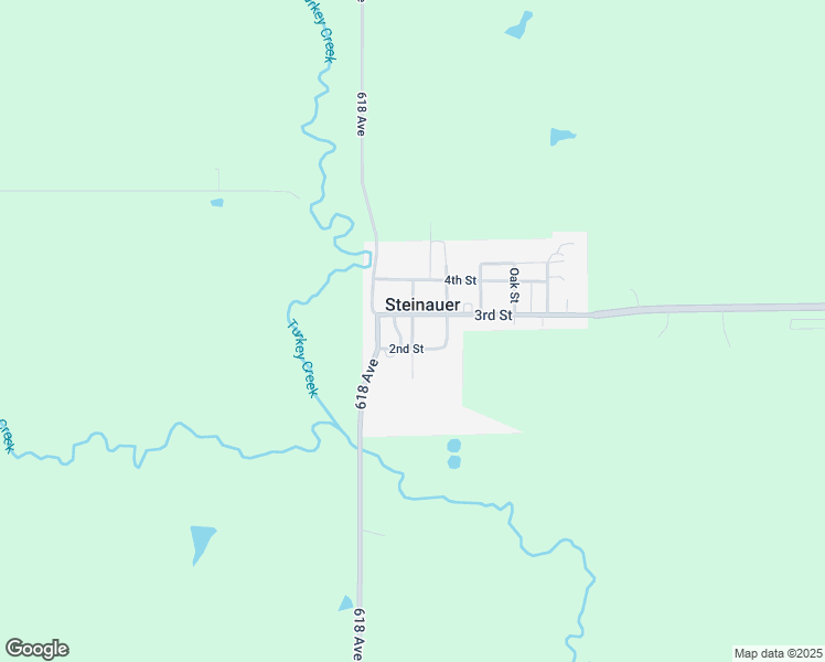 map of restaurants, bars, coffee shops, grocery stores, and more near Main Street in Steinauer