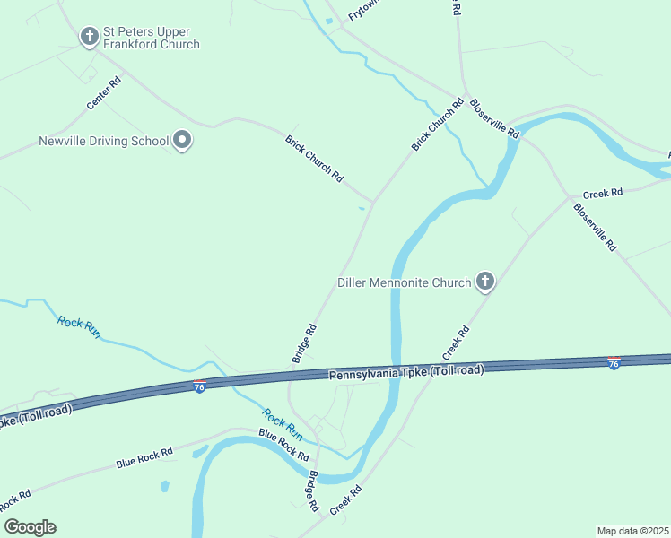 map of restaurants, bars, coffee shops, grocery stores, and more near 154 Bridge Rd in Newville