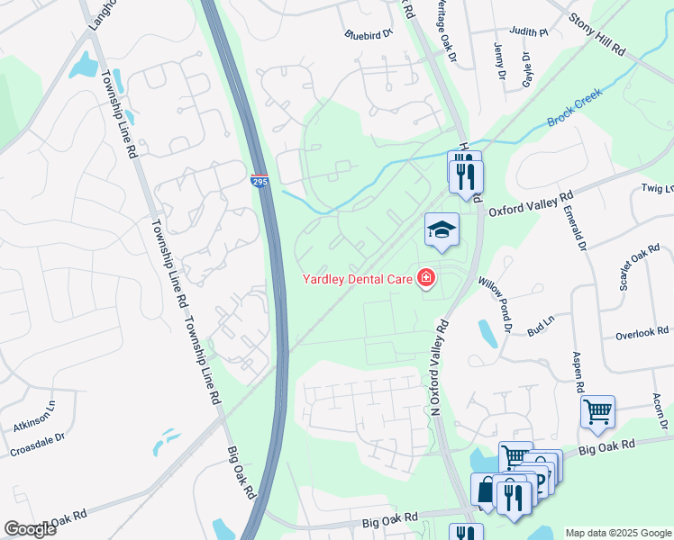 map of restaurants, bars, coffee shops, grocery stores, and more near 7604 Spruce Mill Drive in Morrisville