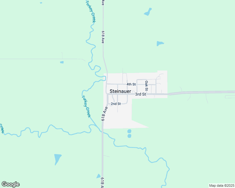 map of restaurants, bars, coffee shops, grocery stores, and more near Main Street in Steinauer