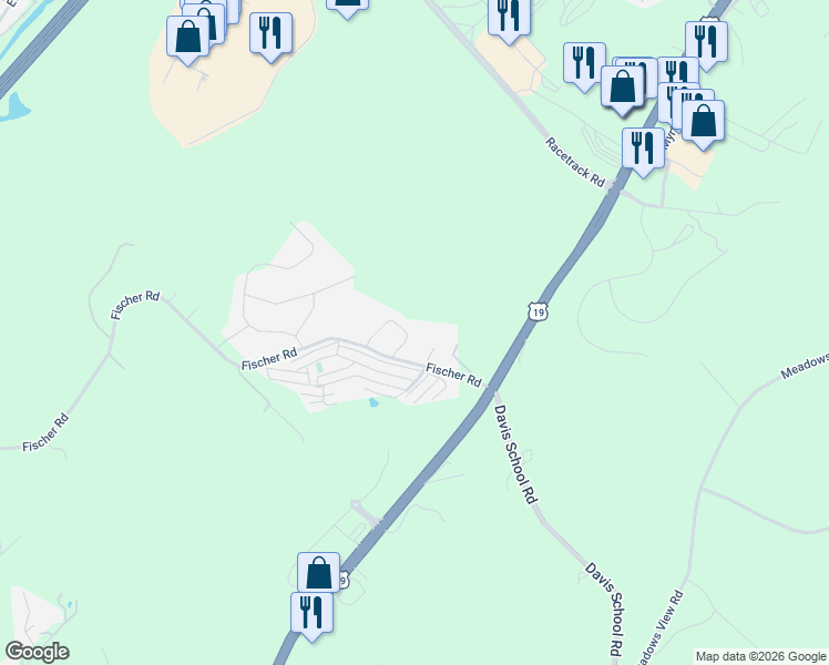 map of restaurants, bars, coffee shops, grocery stores, and more near 1112 Arrowhead Drive in Washington