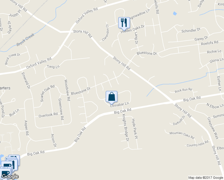 map of restaurants, bars, coffee shops, grocery stores, and more near 209 Flint Court in Morrisville