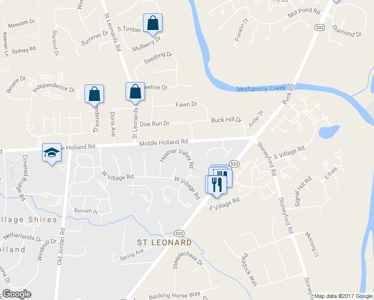 map of restaurants, bars, coffee shops, grocery stores, and more near 26 Hearthstone Court in Holland