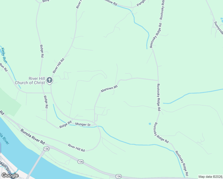 map of restaurants, bars, coffee shops, grocery stores, and more near 920 Joseph Lane in Monongahela