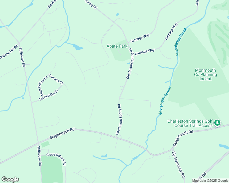 map of restaurants, bars, coffee shops, grocery stores, and more near 45 Charleston Springs Road in Millstone
