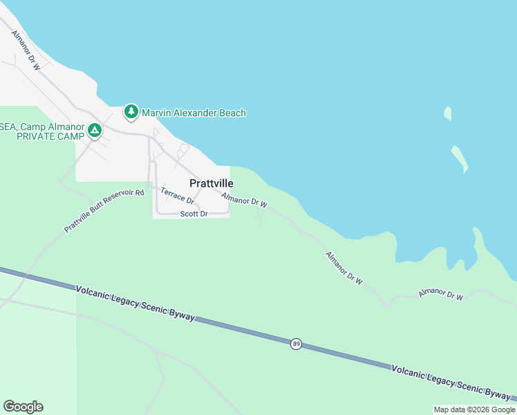 map of restaurants, bars, coffee shops, grocery stores, and more near 2300-2398 Ashley Avenue in Canyondam