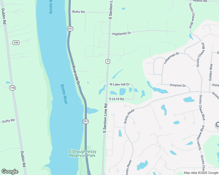 map of restaurants, bars, coffee shops, grocery stores, and more near 4939 North Lake Hill Drive in Delaware