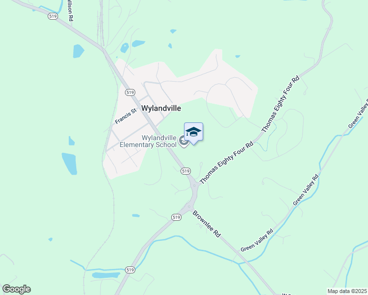 map of restaurants, bars, coffee shops, grocery stores, and more near 1254 Pennsylvania 519 in Eighty Four