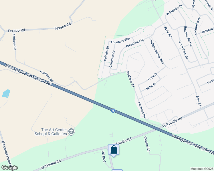 map of restaurants, bars, coffee shops, grocery stores, and more near 92 Konhaus Road in Mechanicsburg