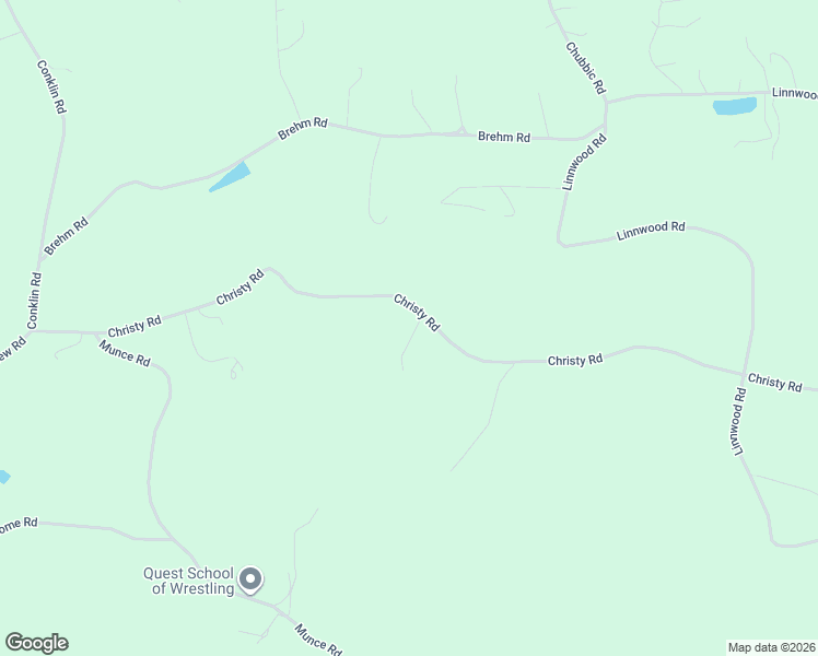 map of restaurants, bars, coffee shops, grocery stores, and more near 192 Christy Road in Eighty Four