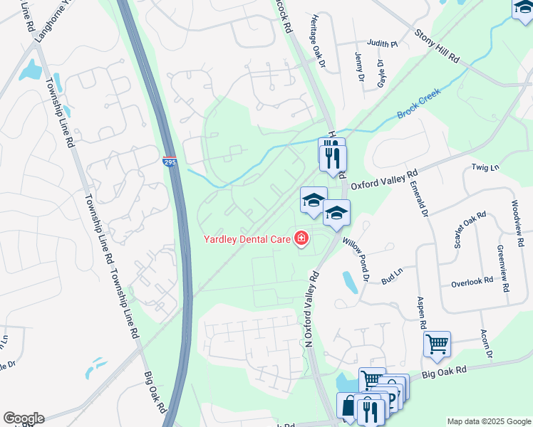 map of restaurants, bars, coffee shops, grocery stores, and more near 5411 Spruce Mill Drive in Morrisville