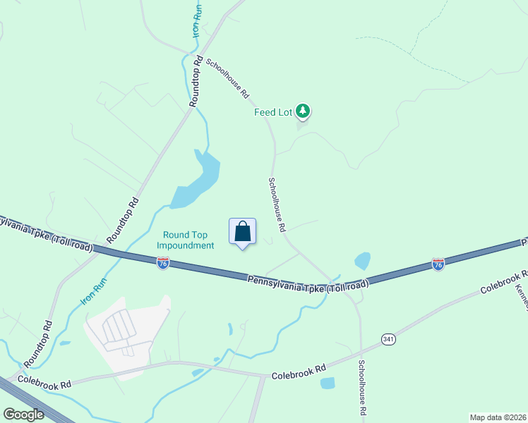 map of restaurants, bars, coffee shops, grocery stores, and more near 1395 Schoolhouse Road in Middletown