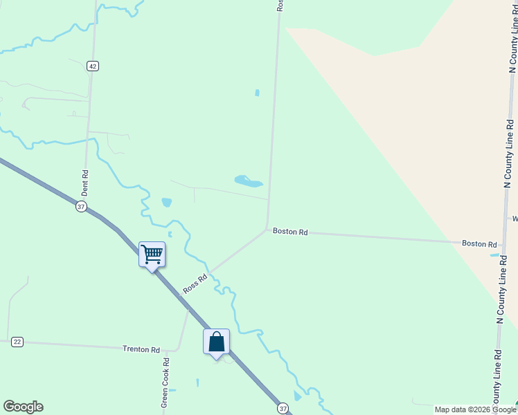map of restaurants, bars, coffee shops, grocery stores, and more near 633 Ross Road in Sunbury