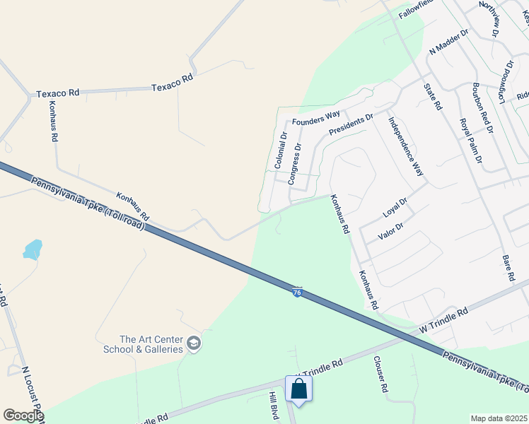 map of restaurants, bars, coffee shops, grocery stores, and more near 221 Colonial Drive in Mechanicsburg