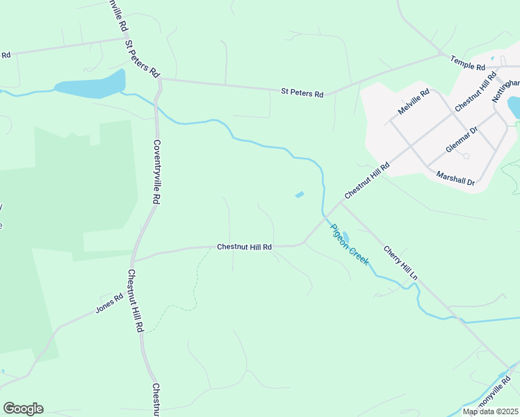 map of restaurants, bars, coffee shops, grocery stores, and more near Chestnut Hill Road in Pottstown